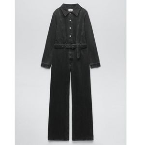 Zara Denim Jumpsuit